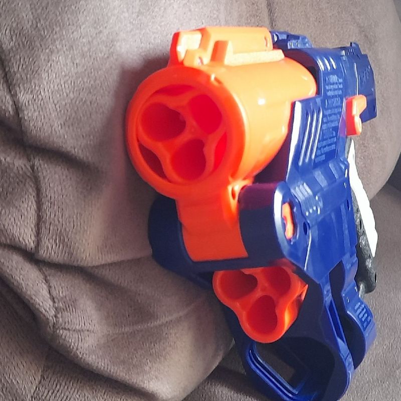 Arma Nerf Mega Vermelha Grande sem Balas | Brinquedo Nerf Usado 49272500 |  enjoei