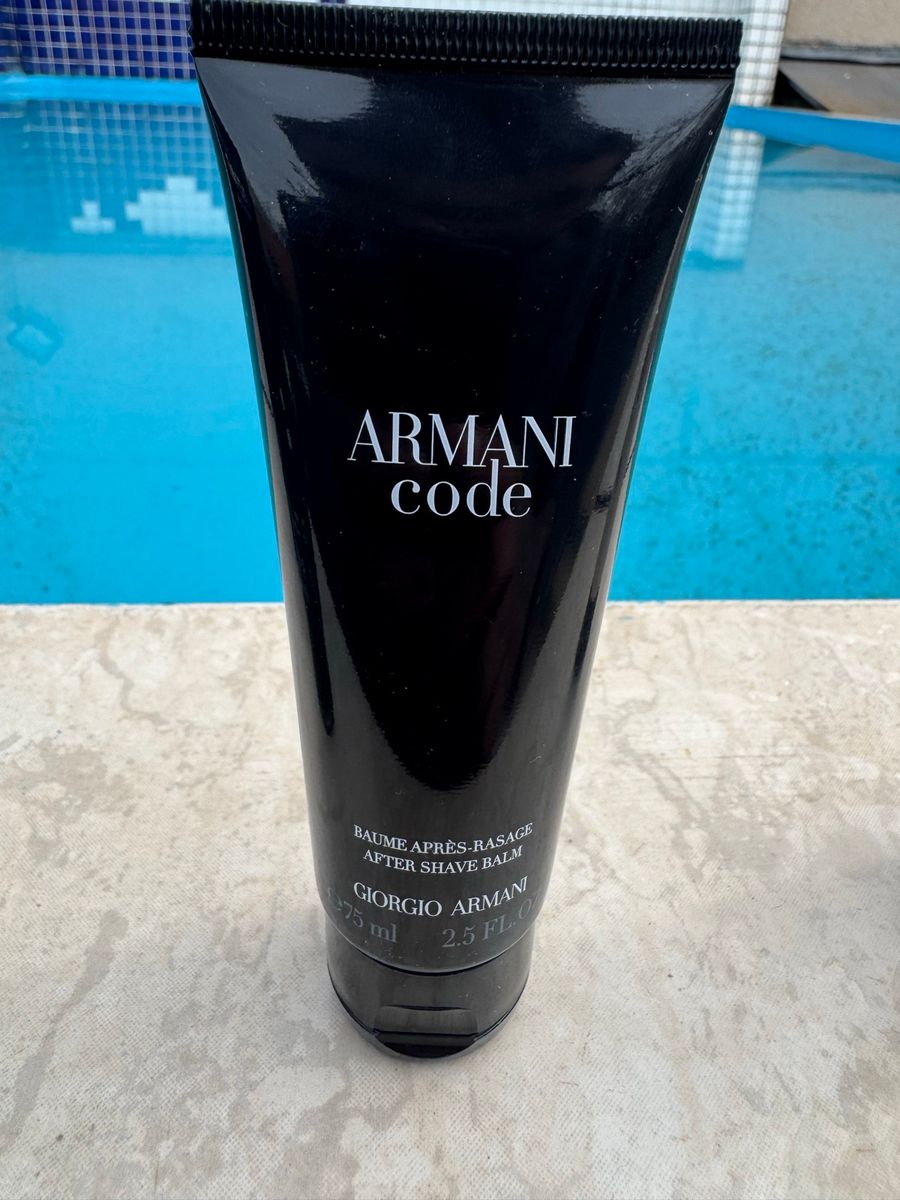 Armani Code Bálsamo Pós Barba After Shave Balm 75ml | Armani Nunca