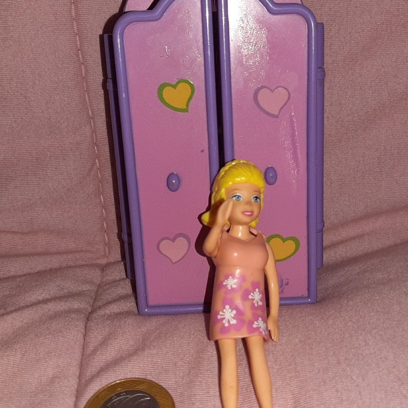 Conjunto Boneca E Acessórios - Polly Pocket - Armário Fashion