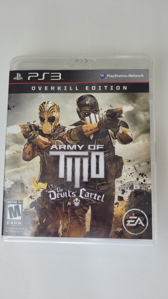 Army of TWO The Devil's Cartel Jogos Ps3 PSN Digital Playstation 3