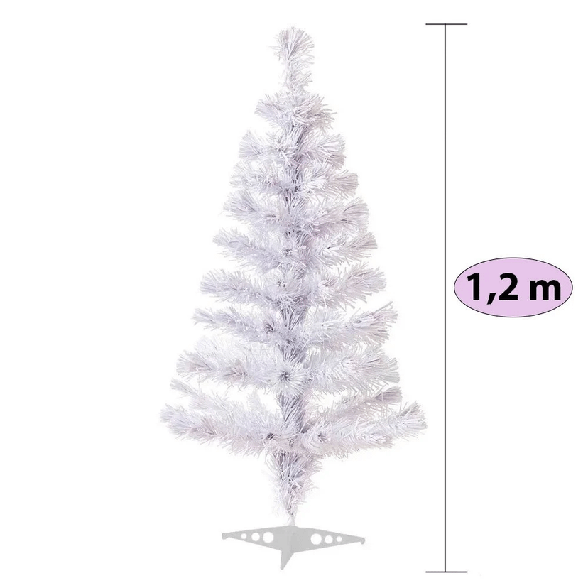 Árvore de Natal Branca com Galhos 1,2 Metros | Item de Decoração Nunca  Usado 78506503 | enjoei