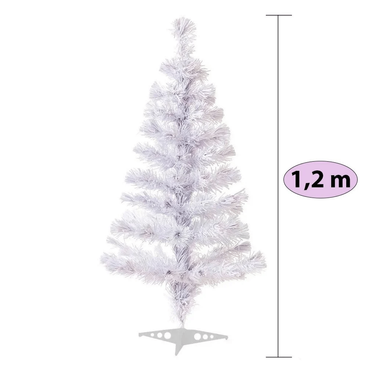 Árvore de Natal Branca com Galhos 1,2 Metros | Item de Decoração Nunca  Usado 78506503 | enjoei
