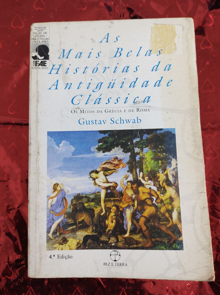 As Mais Belas Histórias Da Antiguidade Clássica - Volume 1 - Os Mitos ...