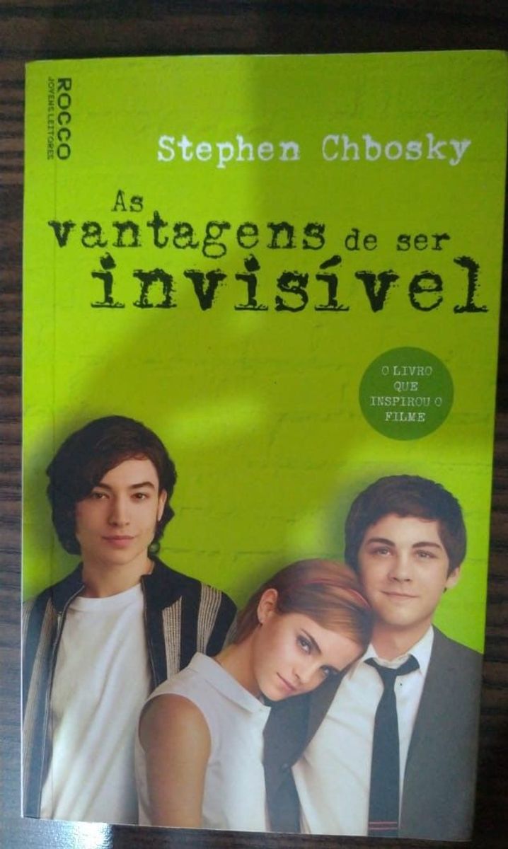 As Vantagens de Ser Invisível - Livro | Livro Rocco Jovens Leitores