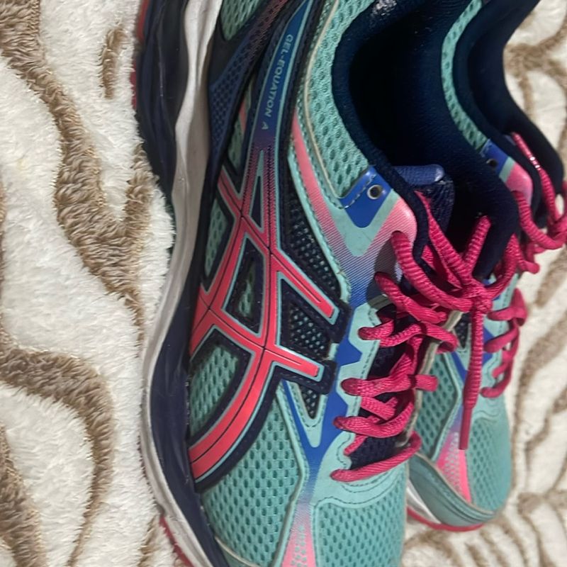 Tênis asics gel equation sales 9 feminino azul e rosa