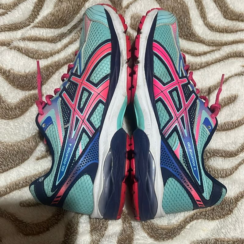 Tênis asics gel equation sales 9 feminino azul e rosa