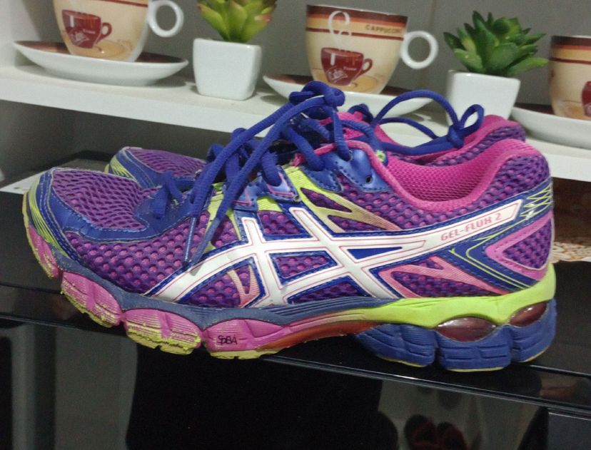 Asics Gel Flux 2 Legítimo Tênis Feminino Asics Usado 80672965 enjoei