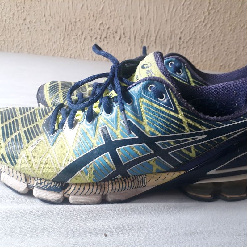 Asics kinsei 5 preto e clearance verde