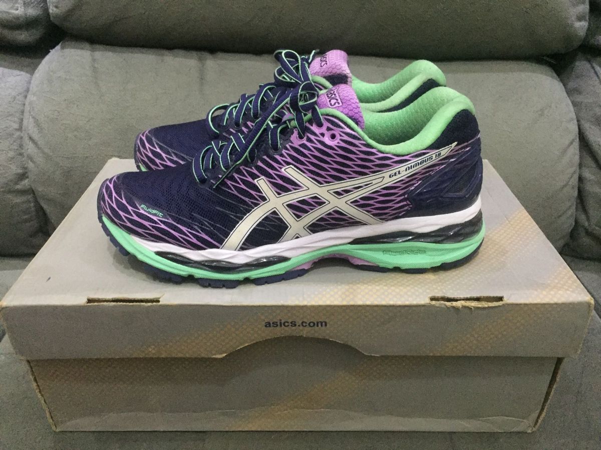 tenis asics nimbus 18 feminino numero 40