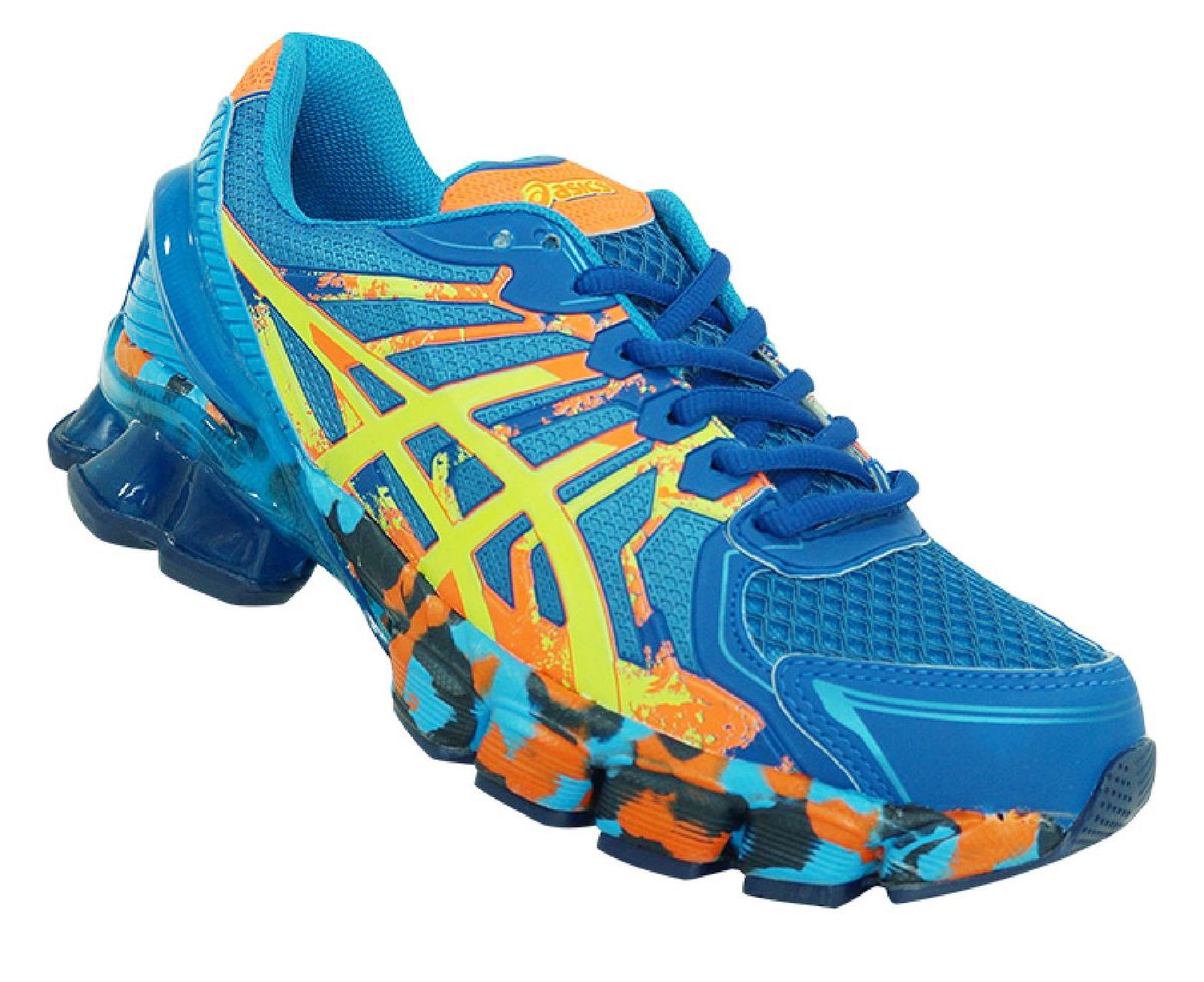 tenis asics sendai 2 masculino azul