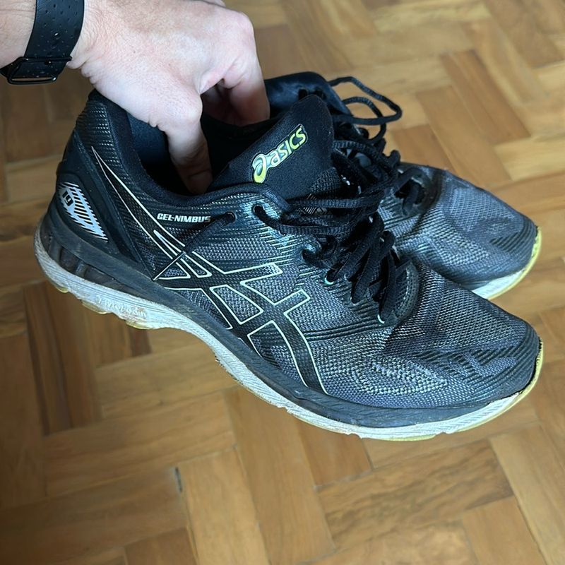 Asics Nimbus 19 Preto Asics Usado 108240369 enjoei