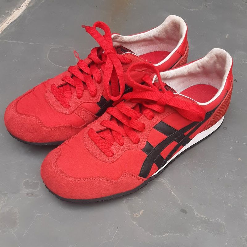 Asics tiger hot sale vermelho