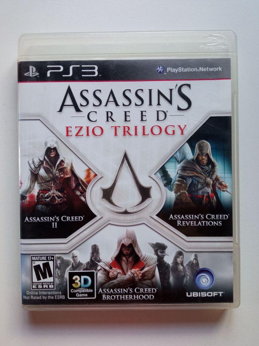 Assassin's Creed Ezio Trilogy Ps3 Original Mídia Física Seminovo | Jogo ...