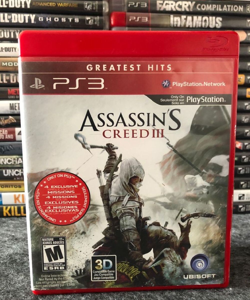 Assassin's Creed III - Jogo PS3 Midia Fisica - Sony - Jogos de