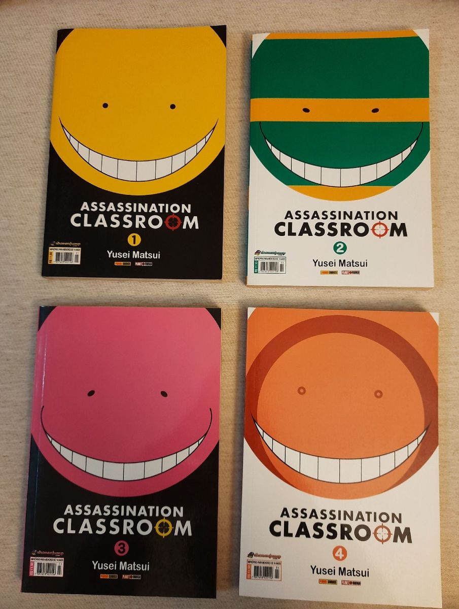 Assassination Classroom Vol 1 2 3 E 4 Livro Panini Usado 77945147 Enjoei 5473