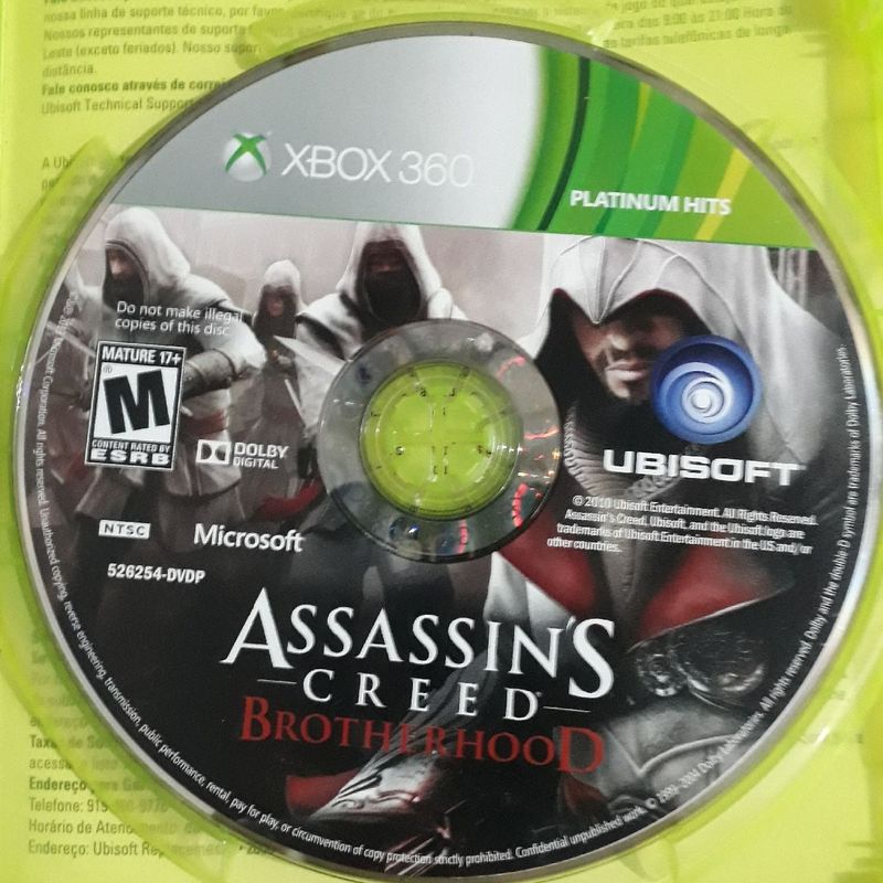 Assassins Creed Trilogia 3 Jogos, Jogo de Videogame Xbox 360 Usado  80602227