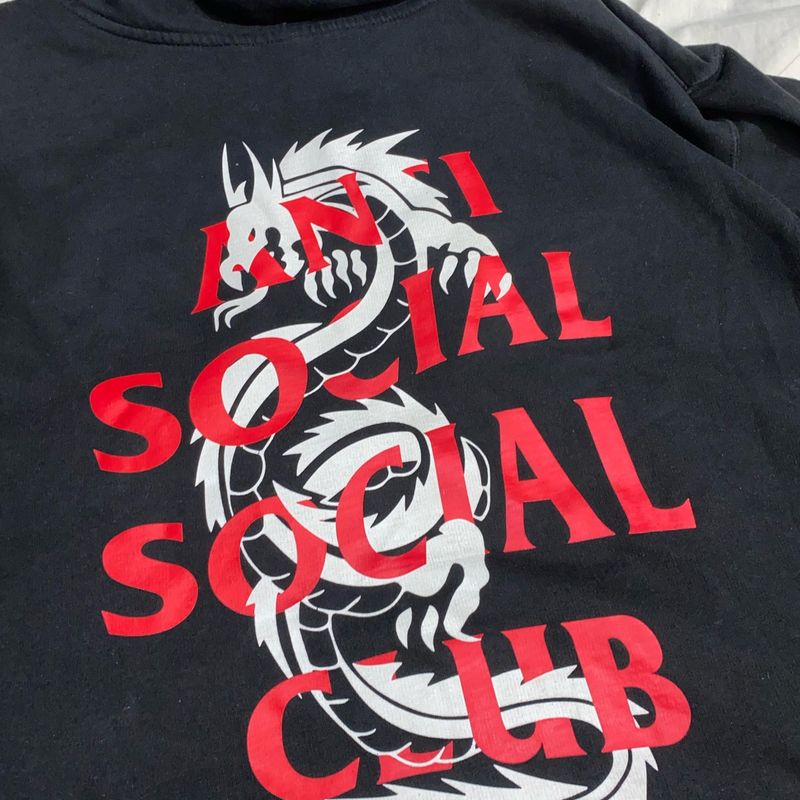 Assc Garden Grove Hoodie Black Original Anti Social Social Club Usado 99188423 enjoei