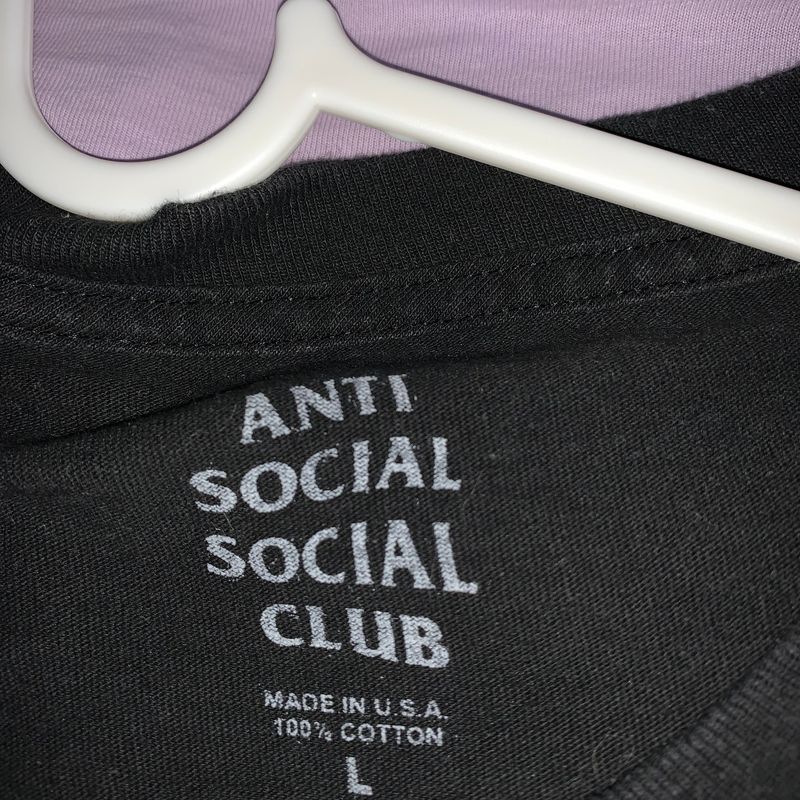 Assc X Playboy | Camiseta Masculina Anti Social Social Club Usado