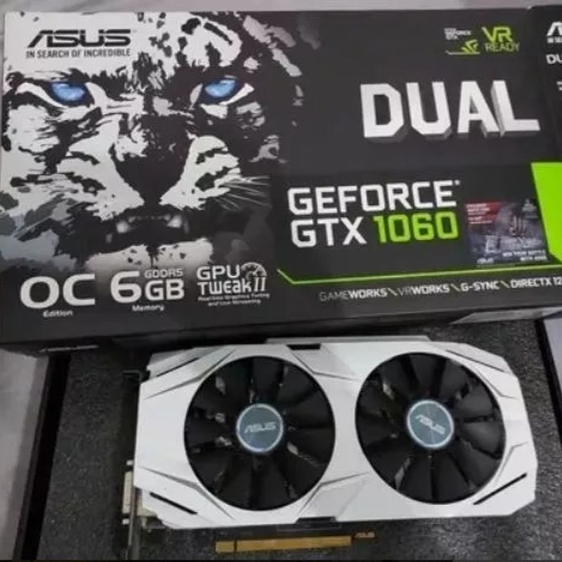 中古品　ASUS GeForce GTX 1060 6GB ASUS Placa gráfica GeForce GTX 1060 6GB ROG Strix OC Edition