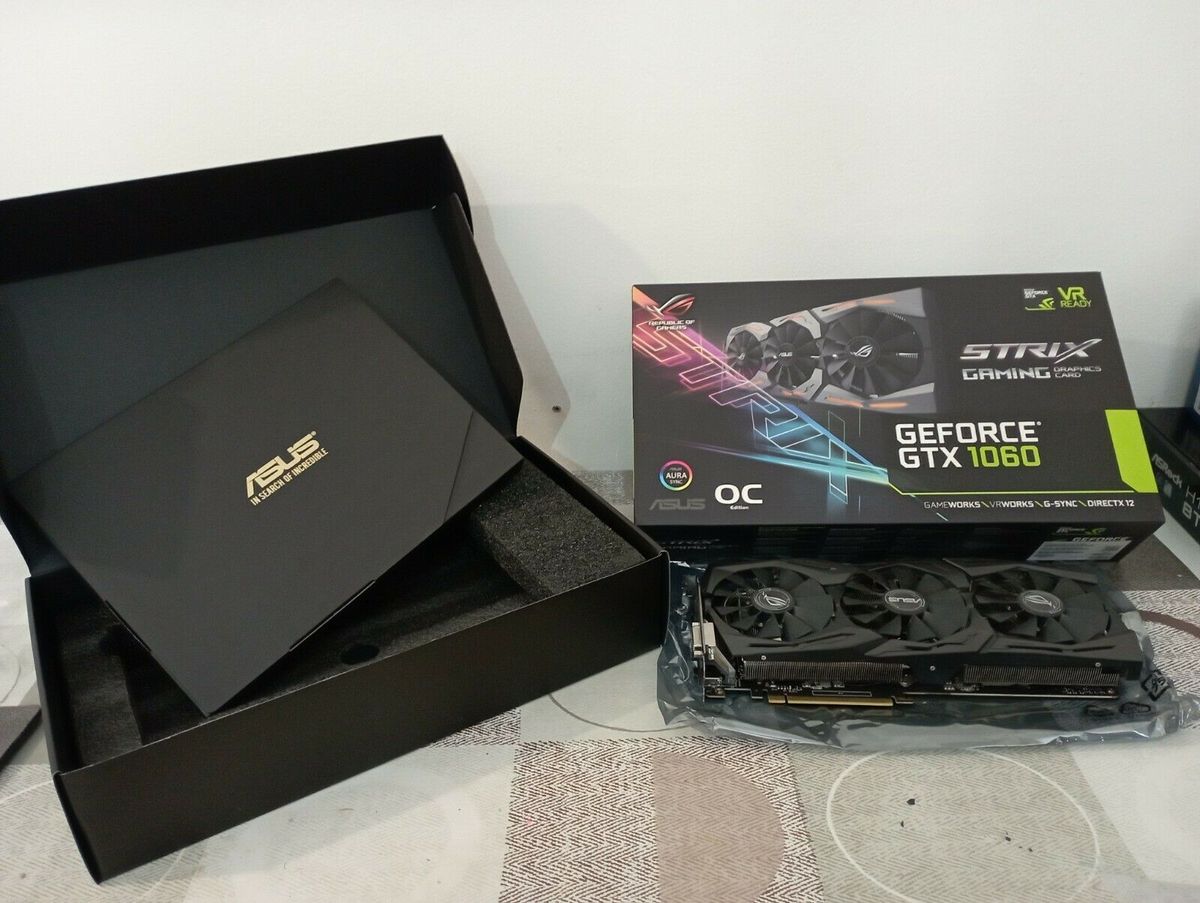 Asus Rog Geforce Gtx 1060 Strix Gaming Oc Edition 80405455 | enjoei