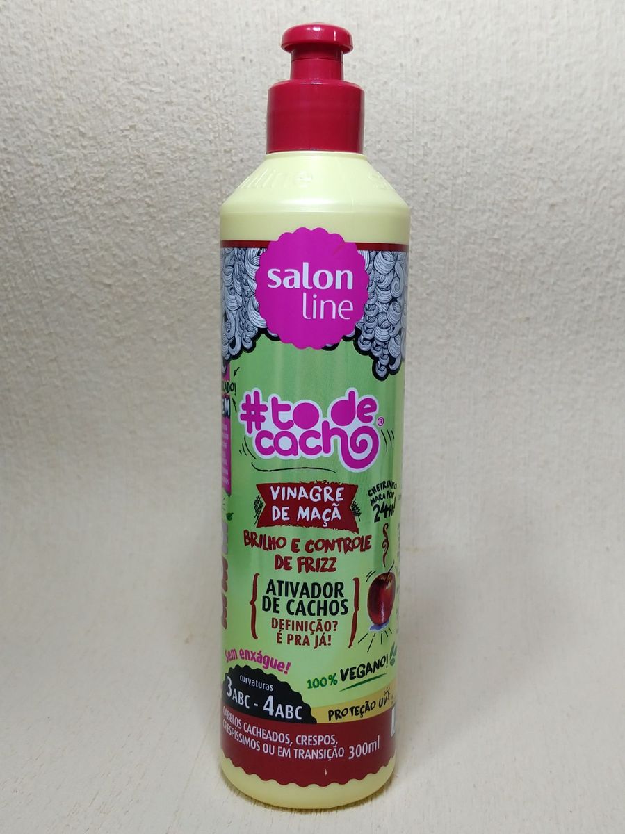 Ativador De Cachos Todecacho Vinagre De Maca Salon Line Produto P Cabelos Feminino Salon Line Nunca Usado Enjoei