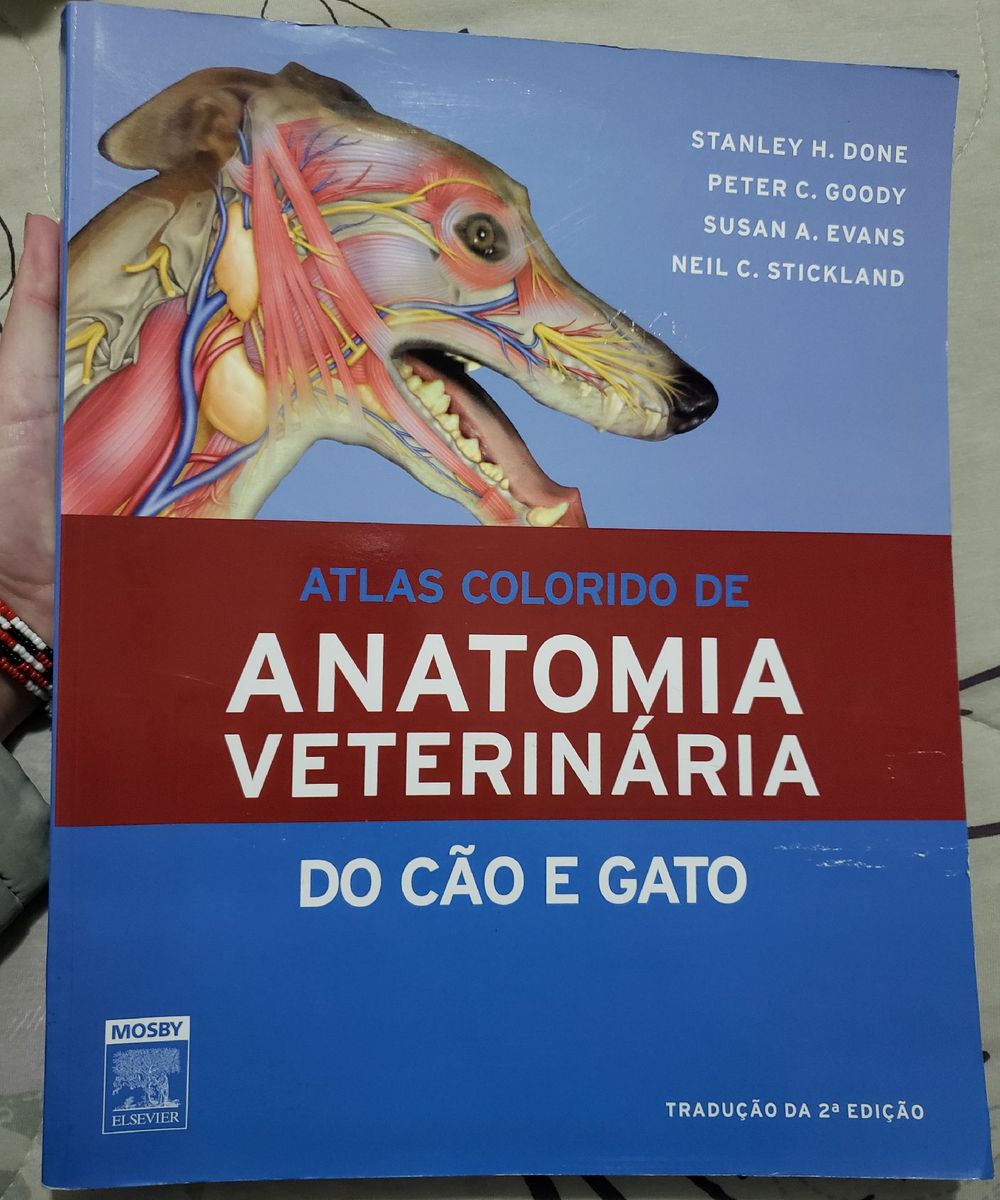 Atlas Colorido De Anatomia Veterinária Do Cão E Gato | Livro Elsevier ...