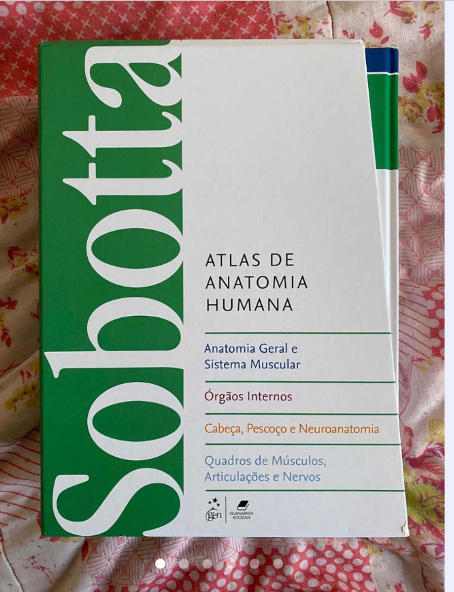 Atlas De Anatomia Humana - 3 Volumes / Sobotta Usado | Livro Sobotta ...