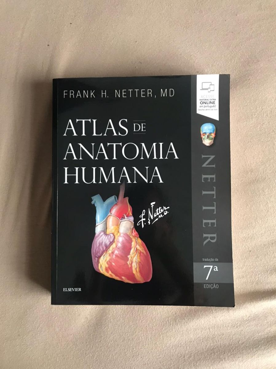 Atlas De Anatomia Humana Netter 7ed | Livro Netter Usado 53282528 | Enjoei