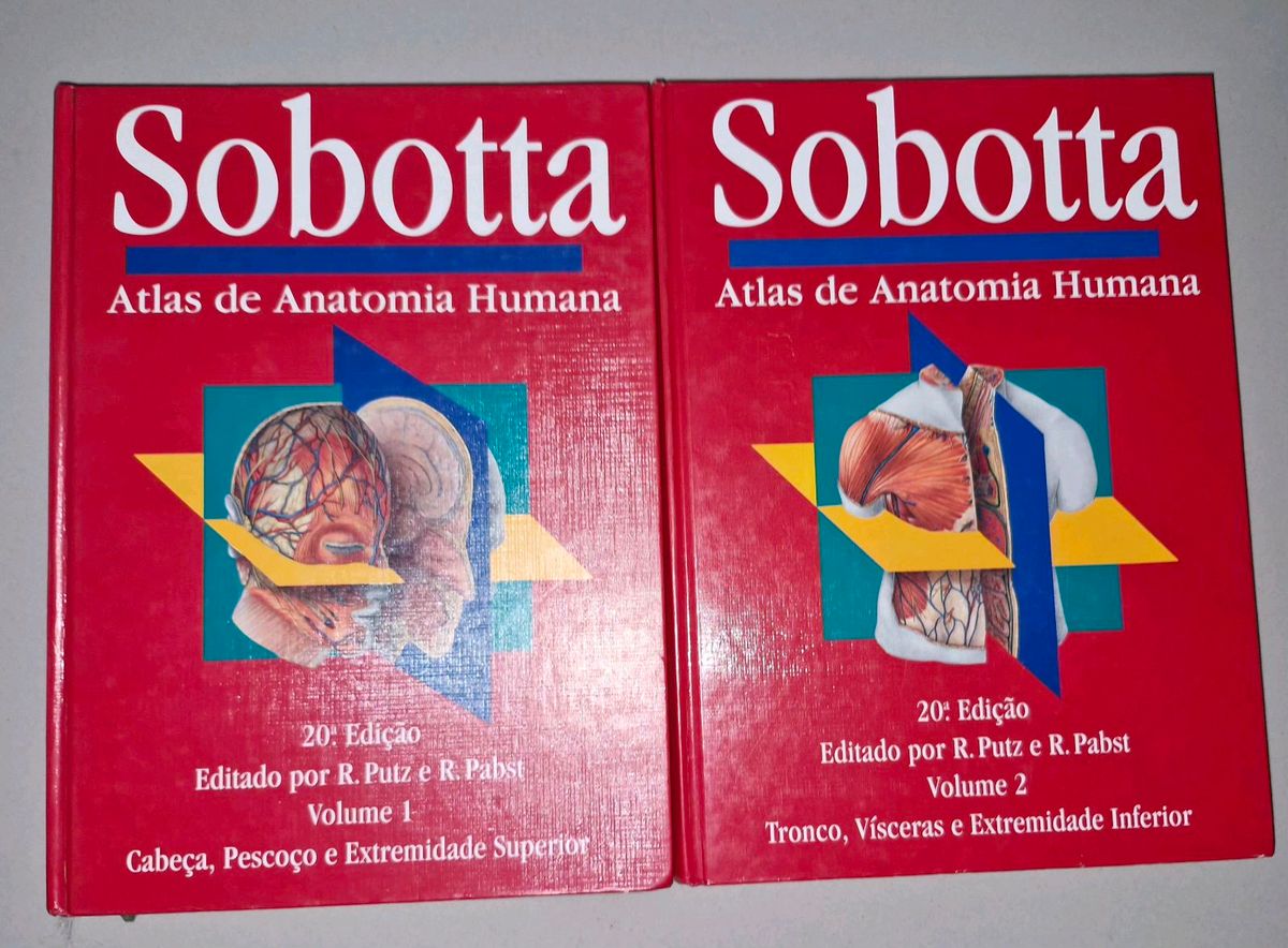 Atlas de Anatomia Humana Sobotta 20 Edição | Livro Sobotta Usado ...