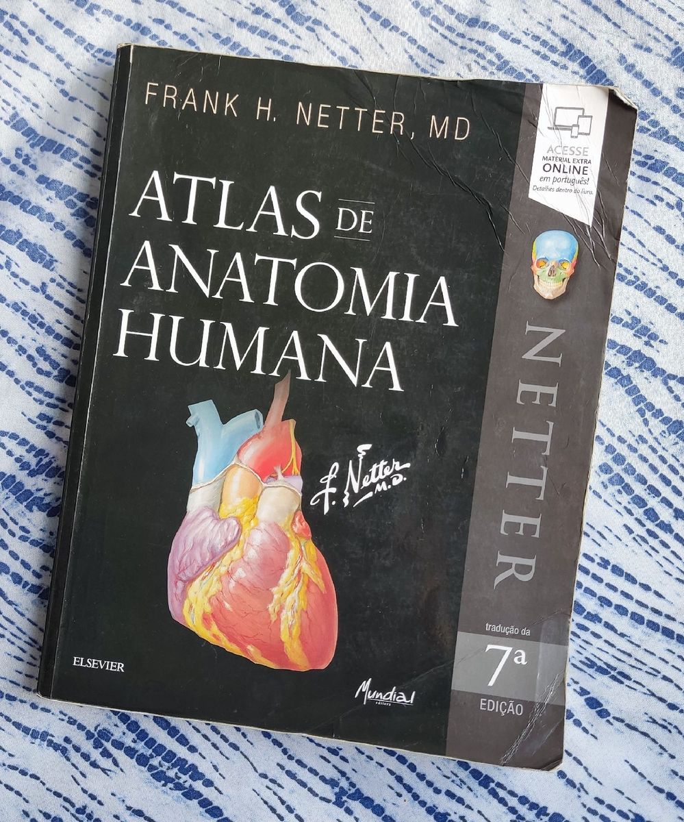 Atlas De Anatomia Netter 7° Edição (usado) | Livro Frank H. Netter ...