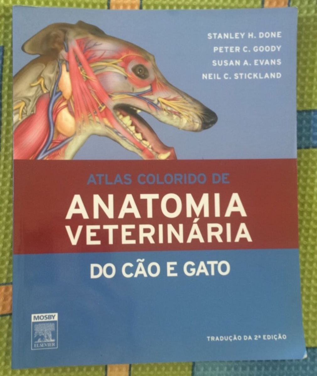 Atlas De Anatomia Veterinária | Livro Editora Mosby Elsevier Usado ...