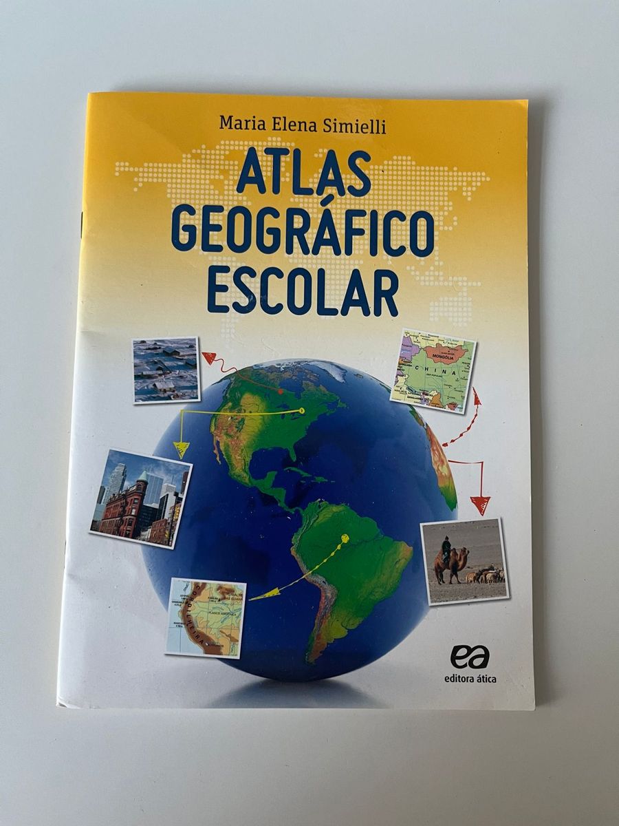 Atlas Geográfico Escolar Editora Ática Maria Elena Simielli | Livro ...