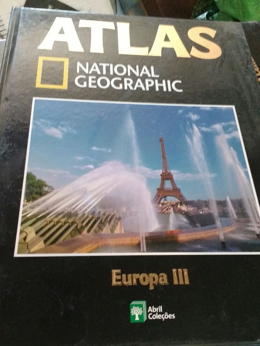Atlas National Geographic Europa 3 Volume 5 Livro Livro Usado