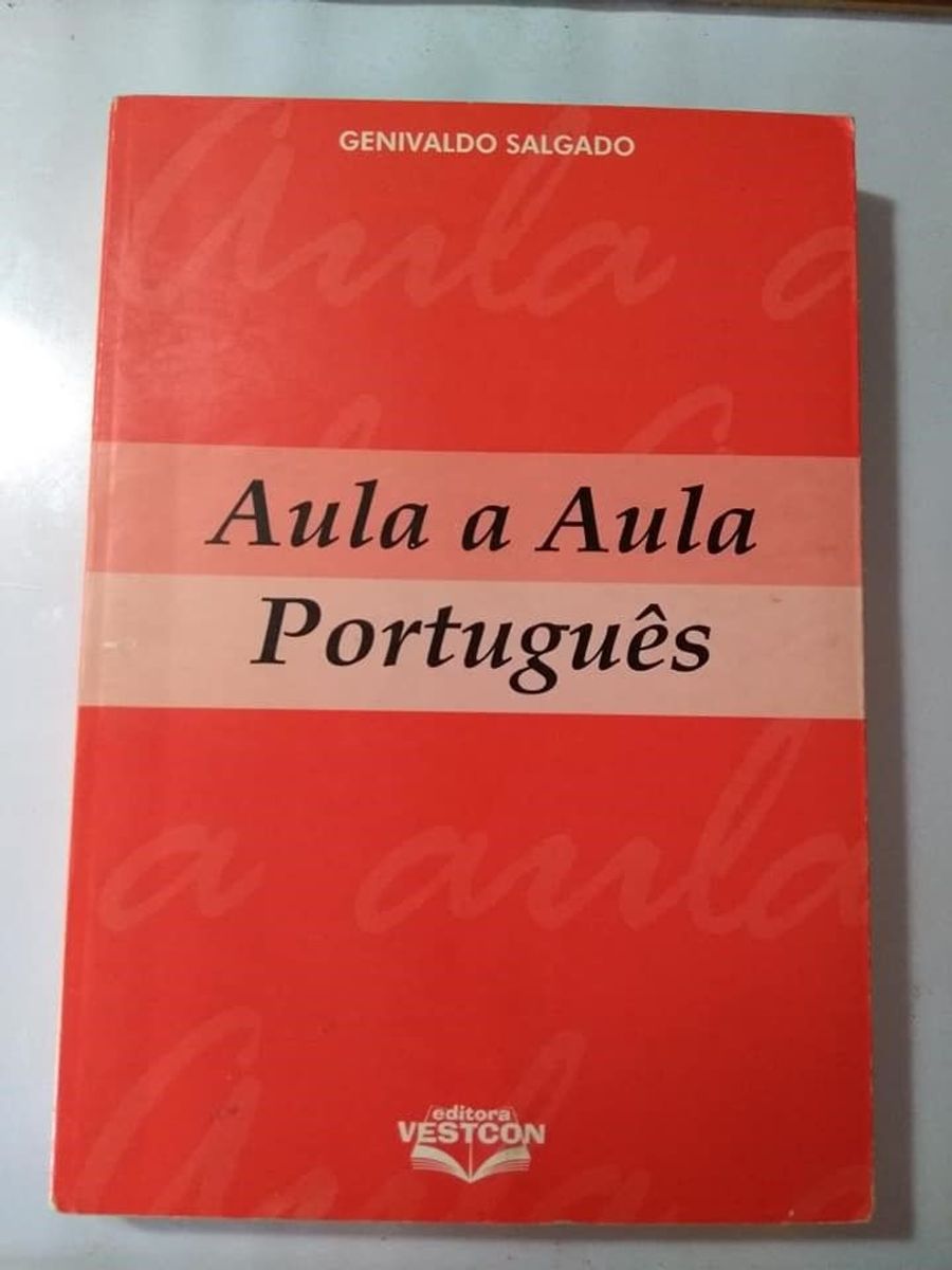 Aula a Aula Português Vestcon | Livro Vestcon Usado 44489776 | enjoei