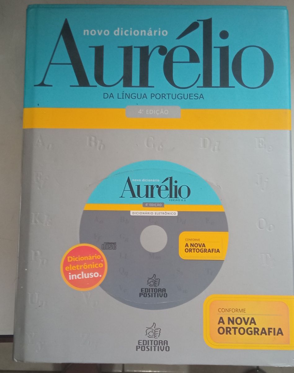 Aurelião Novo Dicionário Aurélio Da Língua Portuguesa Conforme Nova Ortografia Livro Ed 8353