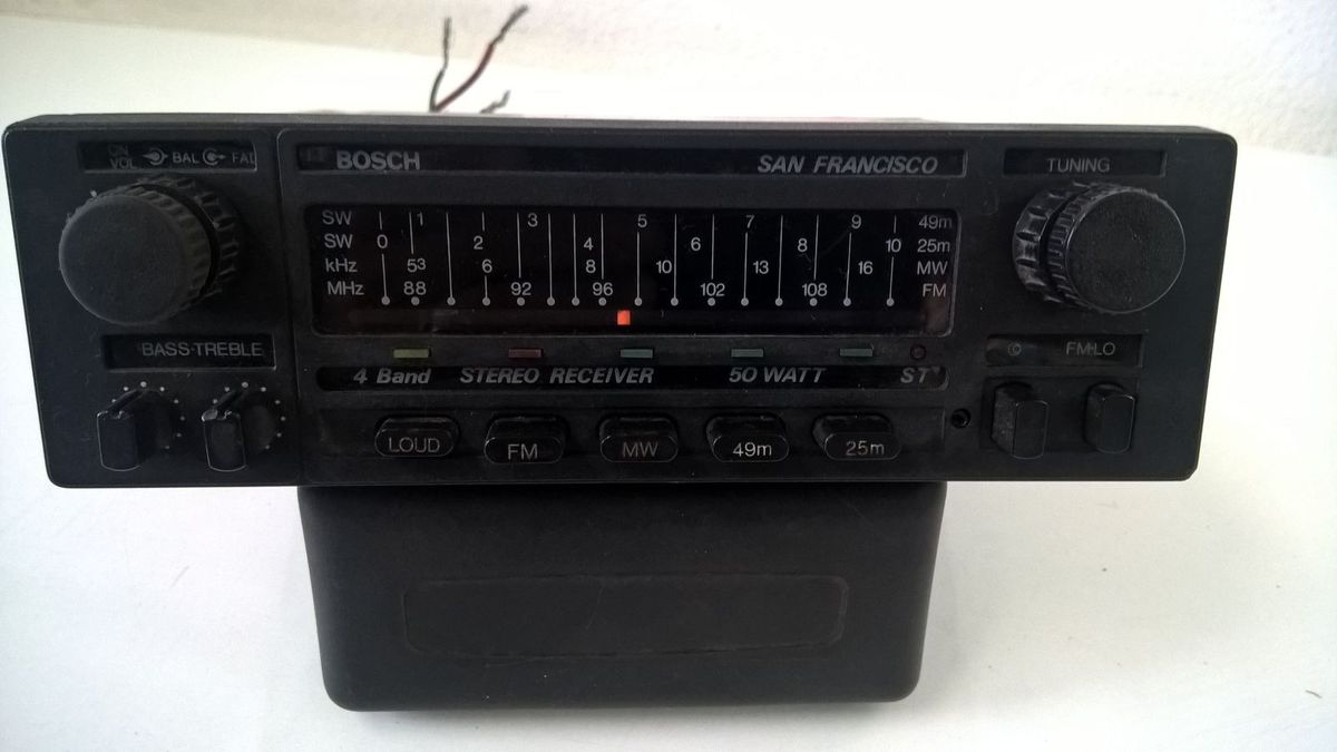 Auto Rádio Bosch Modelo San Francisco 50 W Produto Vintage e Retro