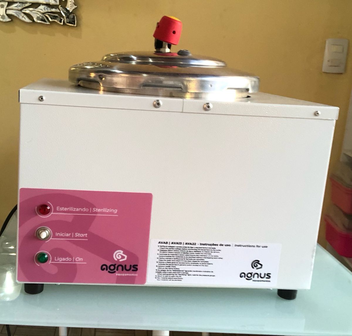 Autoclave Analógica Agnus Av 08 Litros Cacareco Agnus Usado 82003396 enjoei