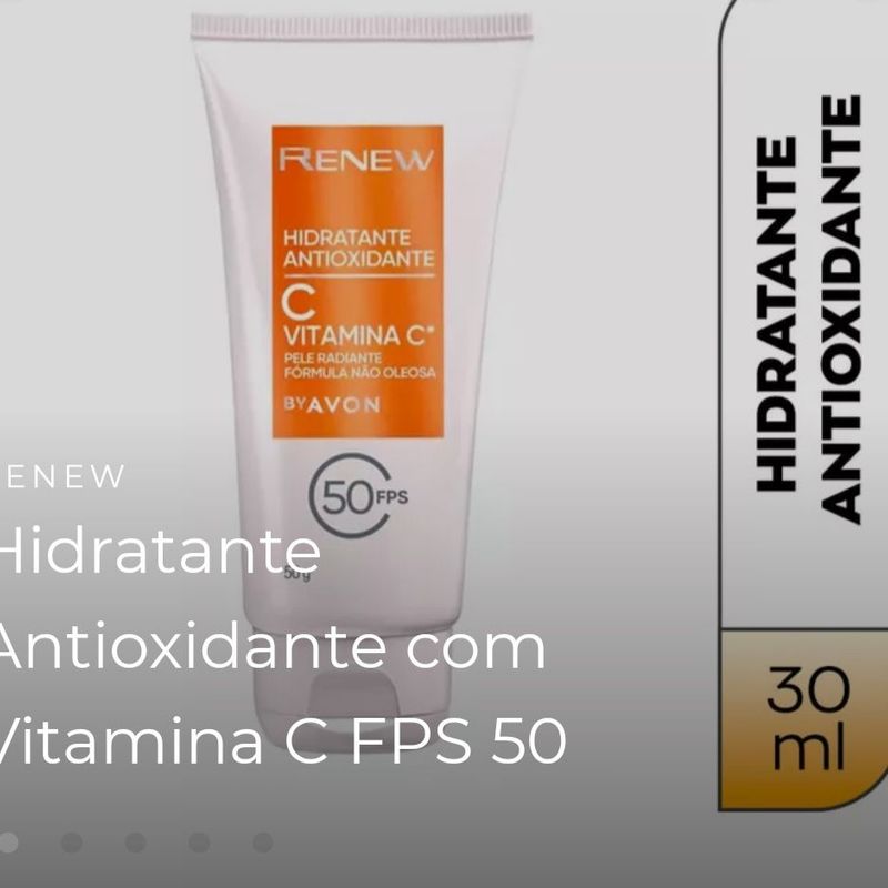 Creme Facial Avon Renew Com Vitamina C Fps50 50G - AVON