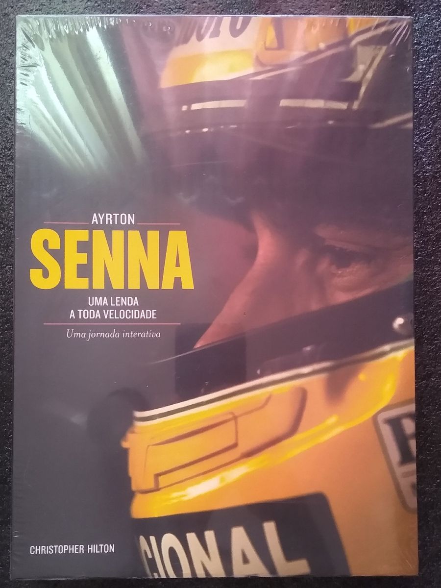 Ayrton Senna - Livro Hilton | Roupa Esportiva Masculino Nunca Usado