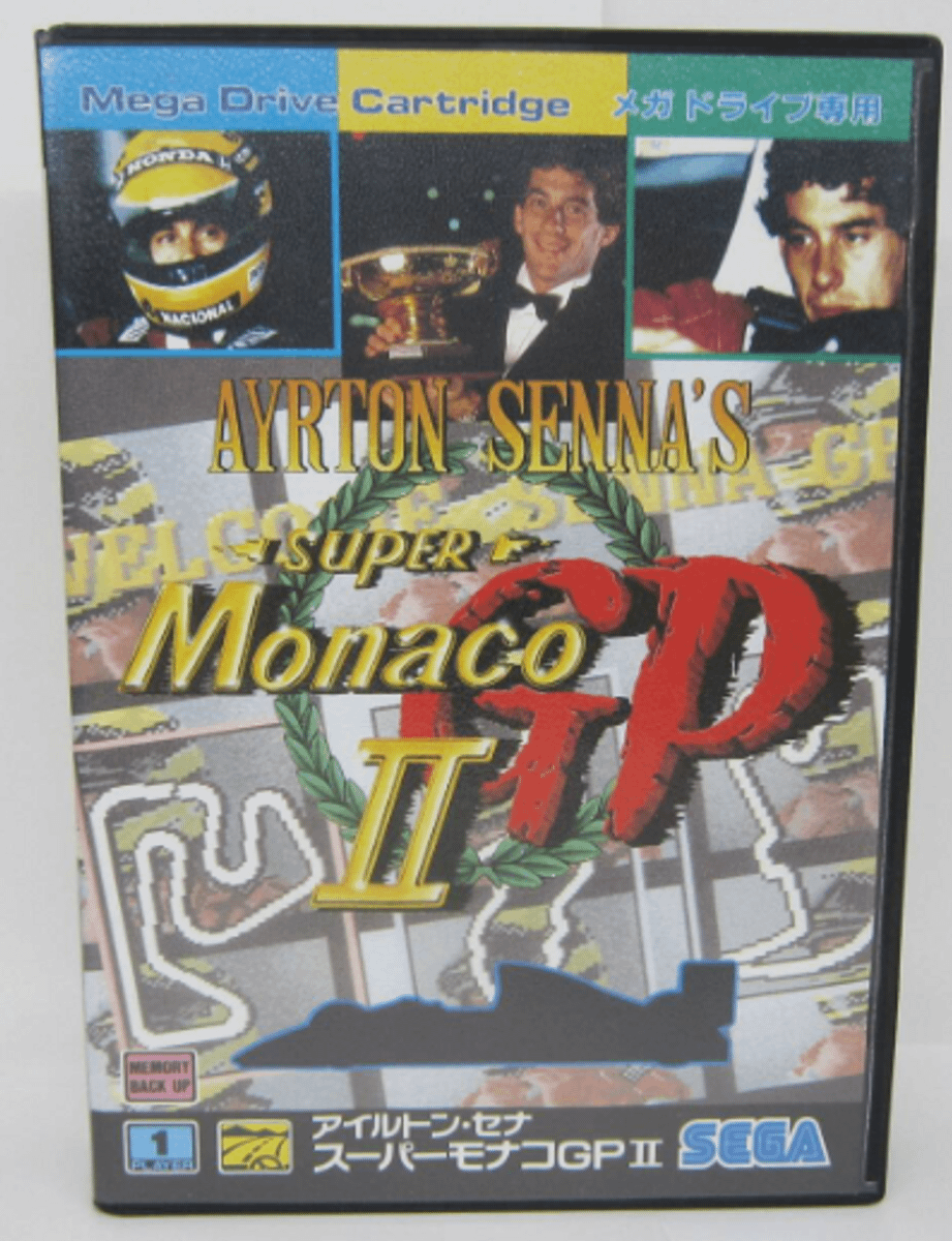 Ayrton Senna´s Super Monaco Gp 2 - Mega Drive - Original Japonês | Jogo ...