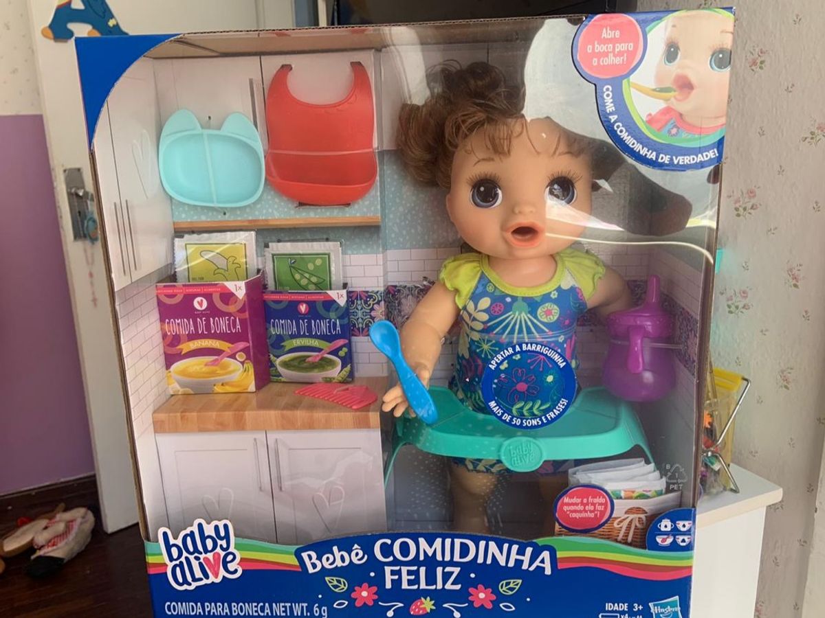 Baby Alive Comilona Feliz Brinquedo Baby Alive Nunca Usado Enjoei