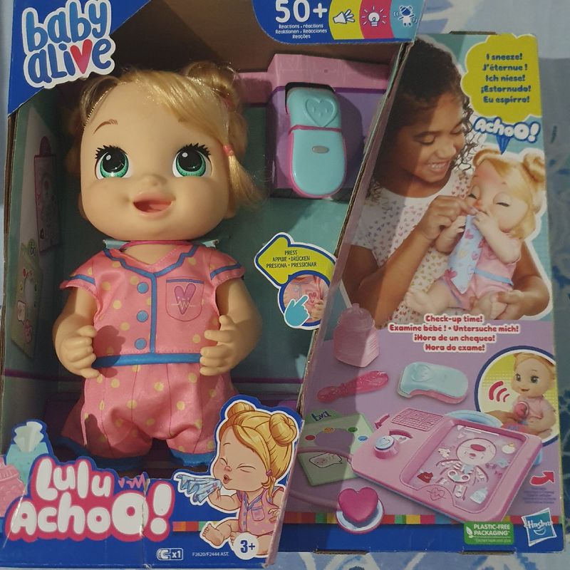 Baby Alive Lulu Achoo Lacrada | Brinquedo para Bebês Hasbro Nunca