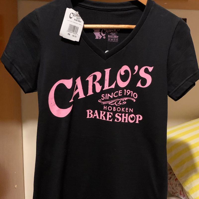 Baby Look Carlos Bakery Shop Blusa Feminina Carlos-Bakery Nunca