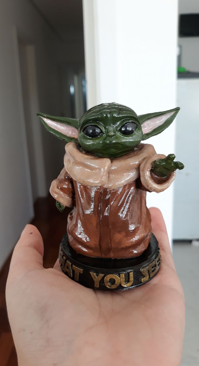 Baby Yoda Item de Decoração Novo 45619637 enjoei