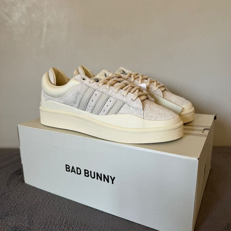 adidas gazelle silver green womens Adidas Campus Bad Bunny Cloud White (FZ5823) main image 0
