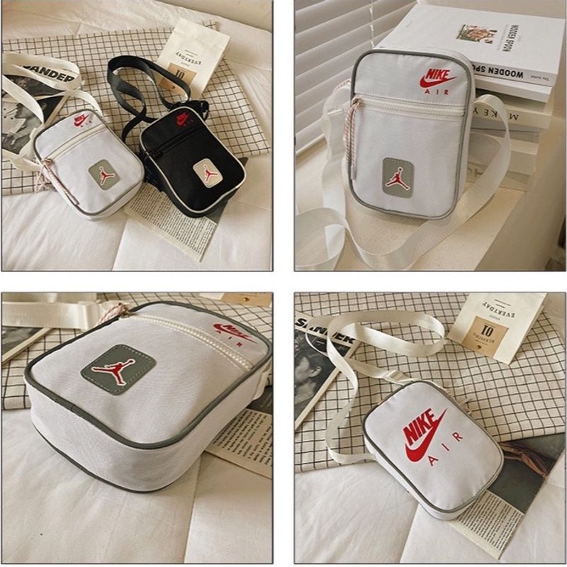 Bag Nike Air Jordan Refletiva Branca Bolsa de Ombro Feminina Nike Usado 77674403 enjoei