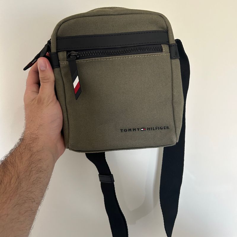 Bag Tommy Hilfiger Original Verde Musgo Bolsa Masculina Tommy Hilfiger  Nunca Usado 90823571 enjoei