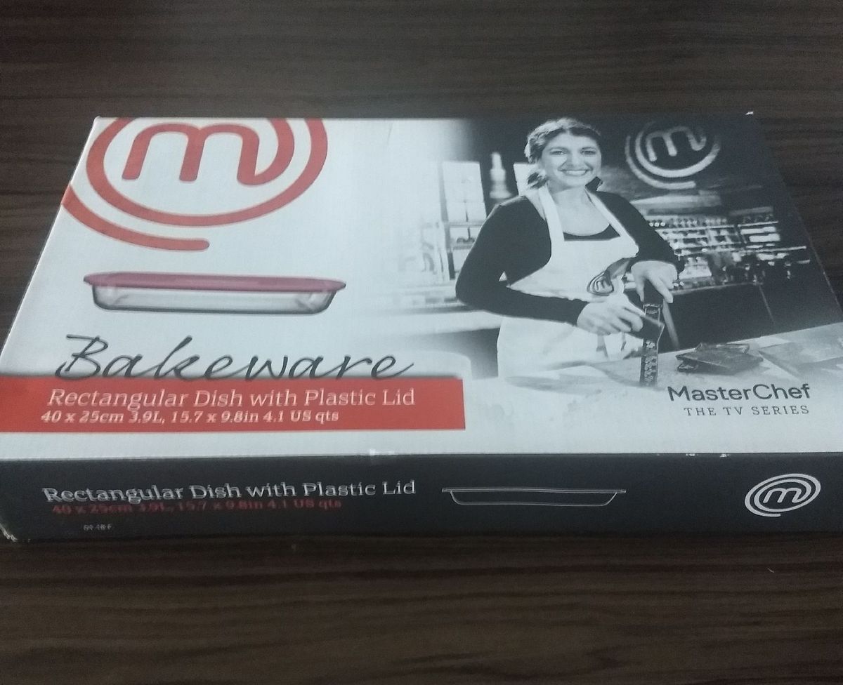Bakeware Masterchef com Tampa Tam. 40x25 3,9 Litros Móvel de Cozinha