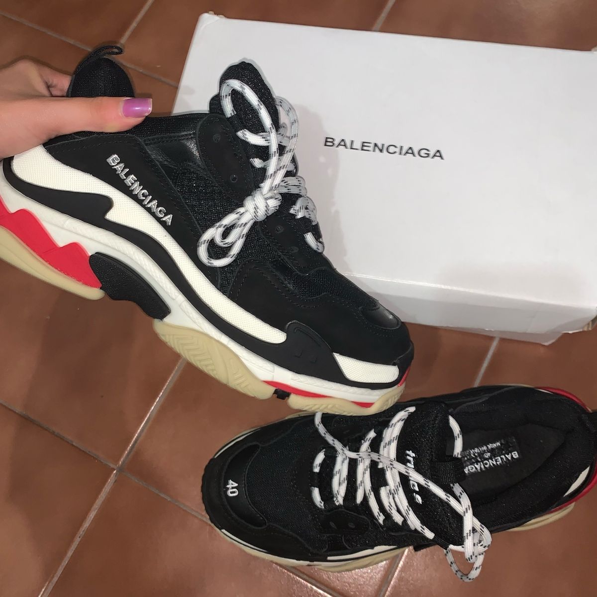 tenis balenciaga usado