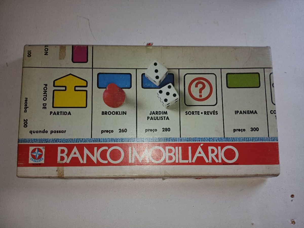 Banco Imobiliário Antigo Anos 90 | Cacareco Estrela Usado 118943568 ...